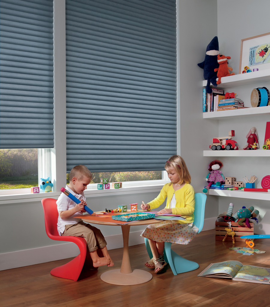 child safe blinds in a playroom in San Antonio TX