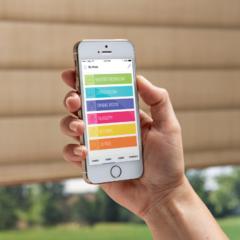 use your smart phone to adjust remote control blinds san antonio