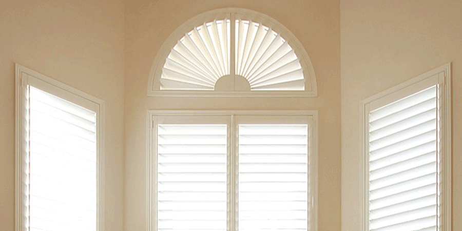 what window coverings are good as arched window treatments