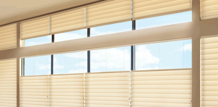 top down roman shades to cut the glare in San Antonio homes