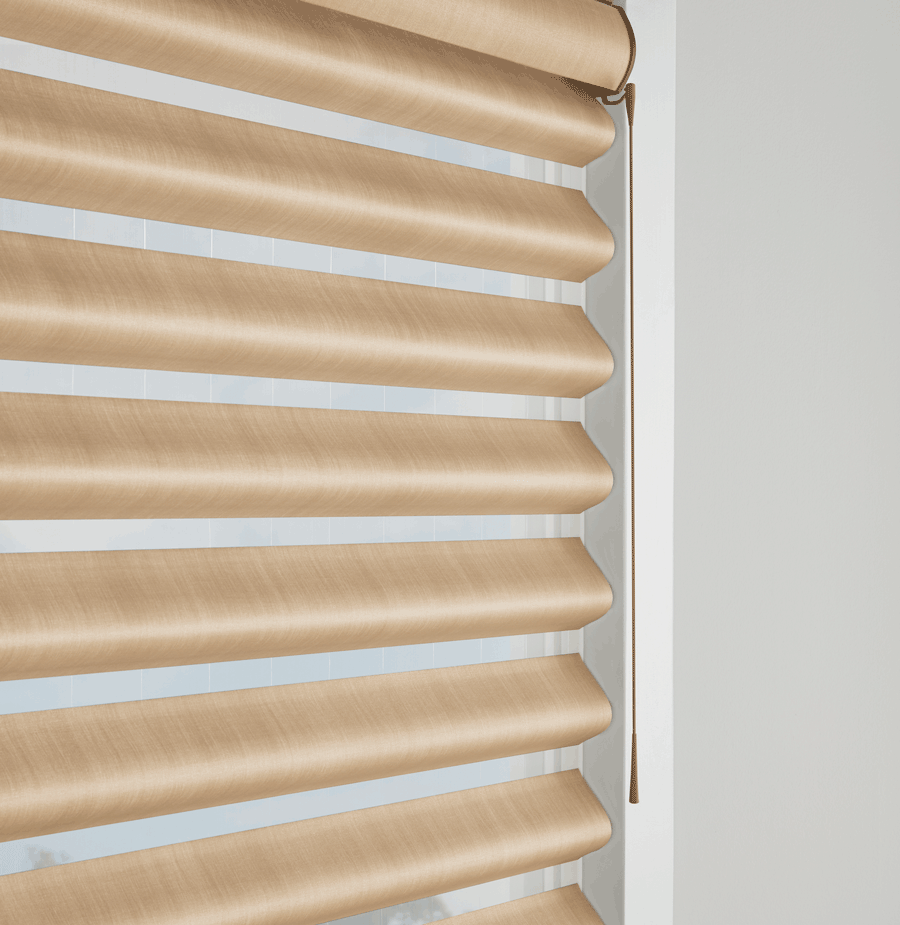 Soft touch blinds from Window Fashions of Texas are a great no blind cords choice.