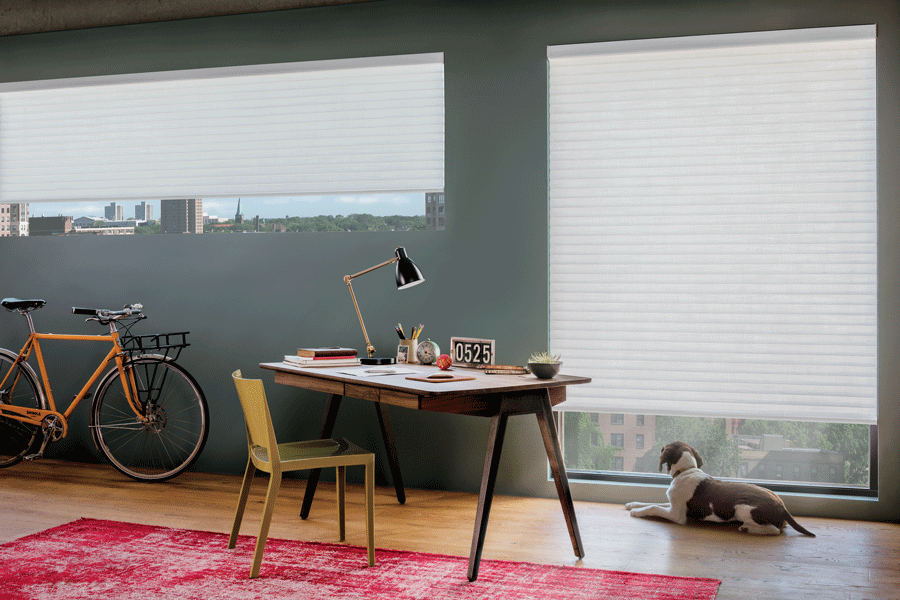 your home office sonnette roller shades window fashions of texas