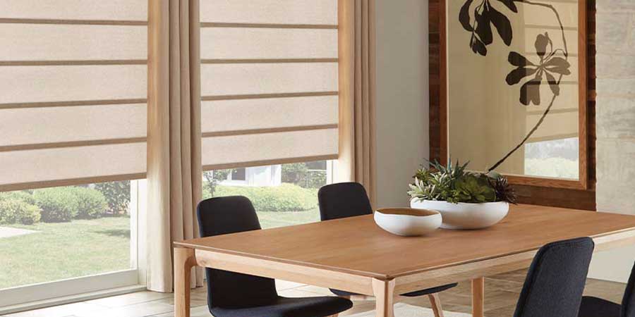 design ideas for choosing dining room window treatments in San Antonio TX