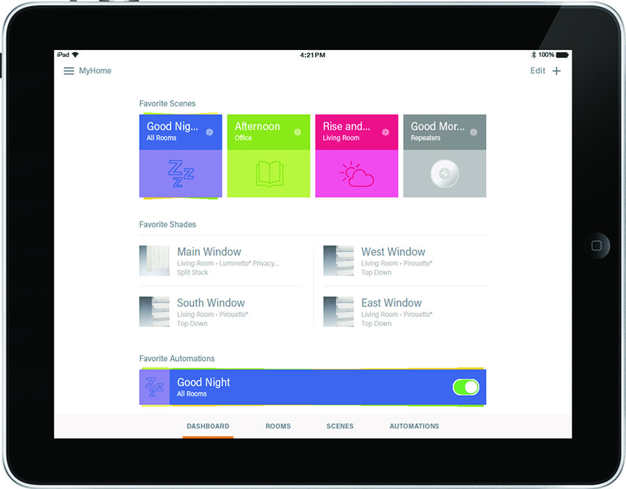 smart home control with app on ipad in san antonio home