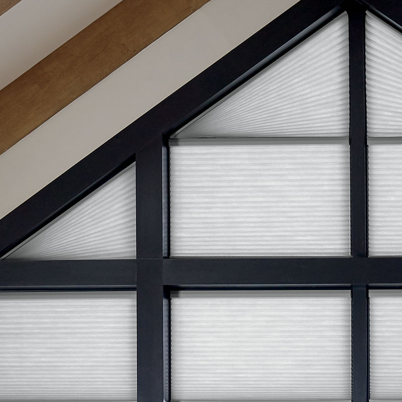 black framed angled window in San Antonio, TX