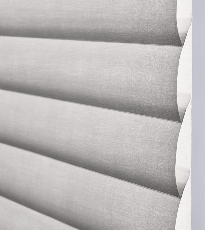 Light and heat protection shades in slate gray