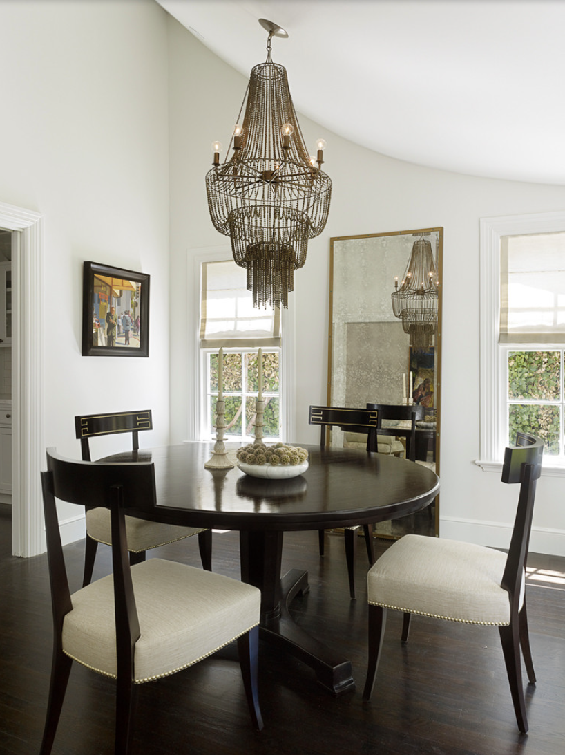 tall mirror dining room to make your space look larger