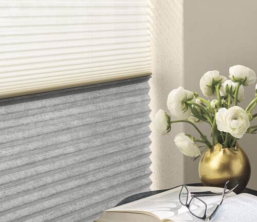 applause-honeycomb-shades-with-duolite-detail-hunter-douglas-window-fashions-of-texas applause shade in living room