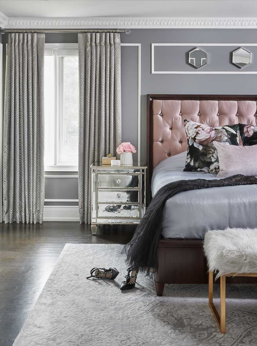 bedroom grey pink san antonio tx