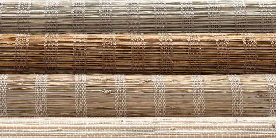woven wood texture blinds for San Antonio, TX home