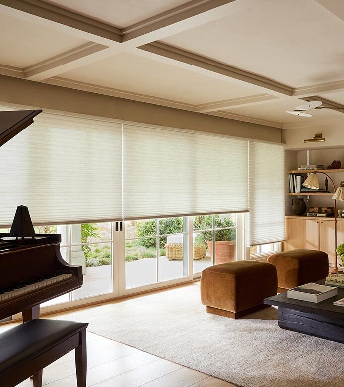 window covering honeycomb shades on glass doors for energy efficiency window fashions of texas